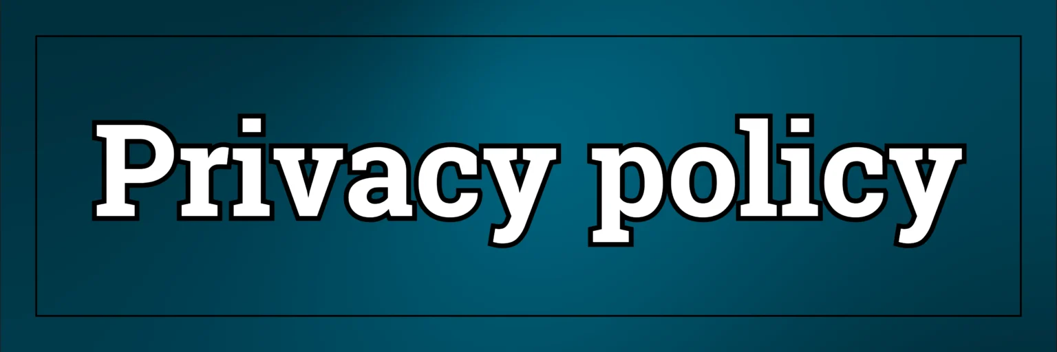 This is blue colour banner which is show privacy policy